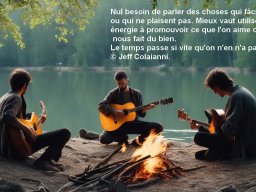 Nul besoin de parler des choses qui fâchent